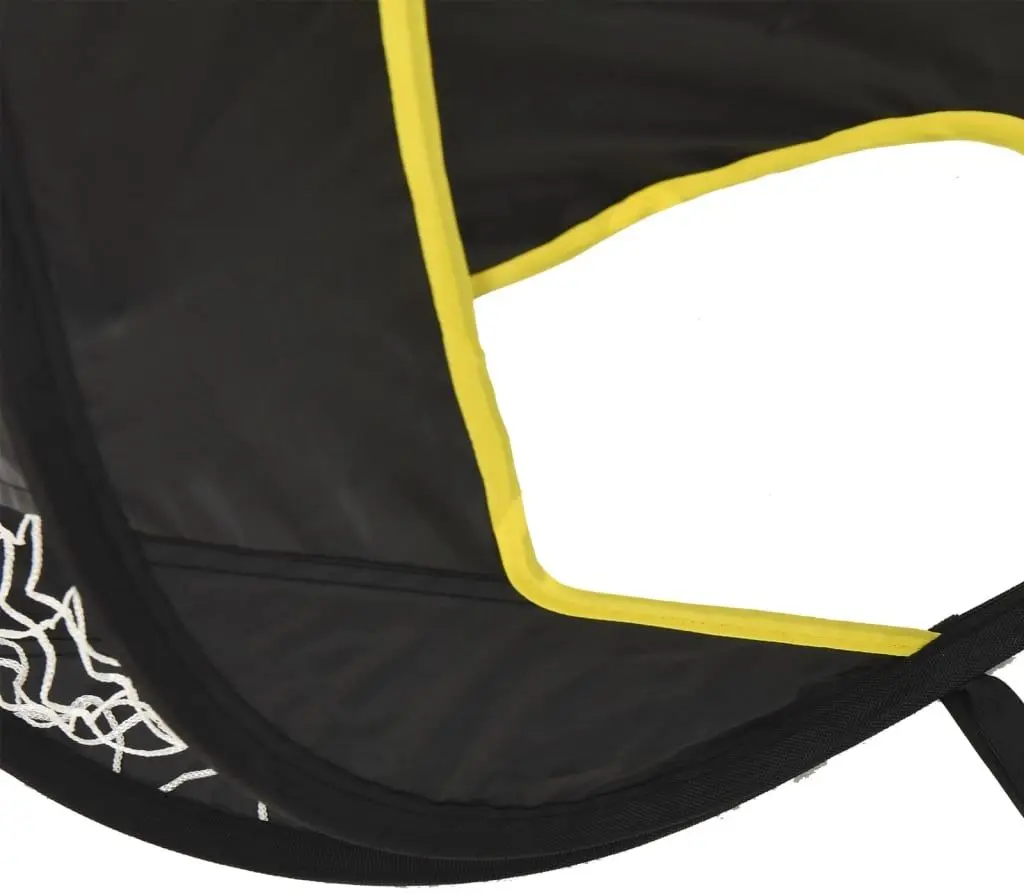 Футбольные ворота с мишенью VidaXL 93761 (Black/Yellow)