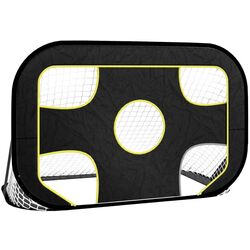 Футбольные ворота с мишенью VidaXL 93761 (Black/Yellow)