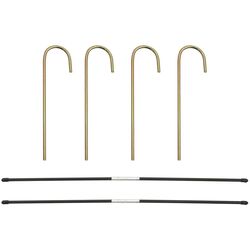 Футбольные ворота с мишенью VidaXL 93761 (Black/Yellow) Thumb