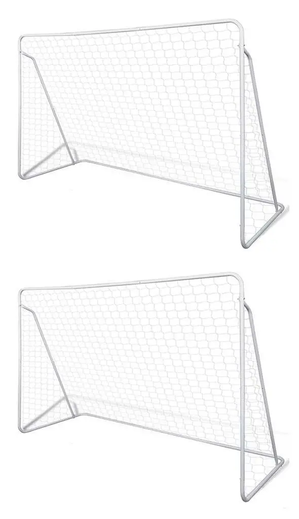 Набор футбольных ворот VidaXL 276045 (White)