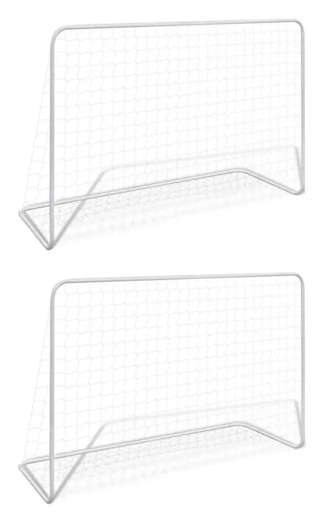 Набор футбольных ворот VidaXL 276047 (White)