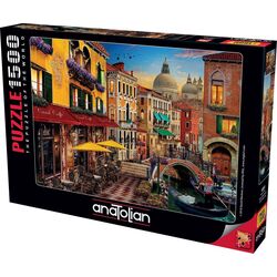 Пазлы Anatolian Canal Cafe Venice A4553
