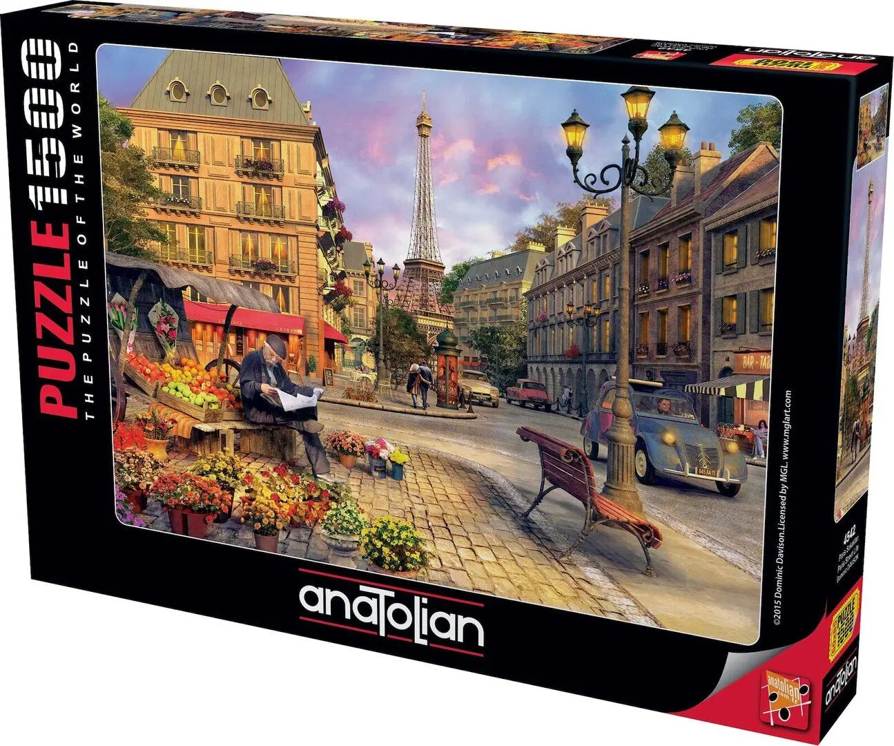 Пазлы Anatolian Paris Street Life A4542
