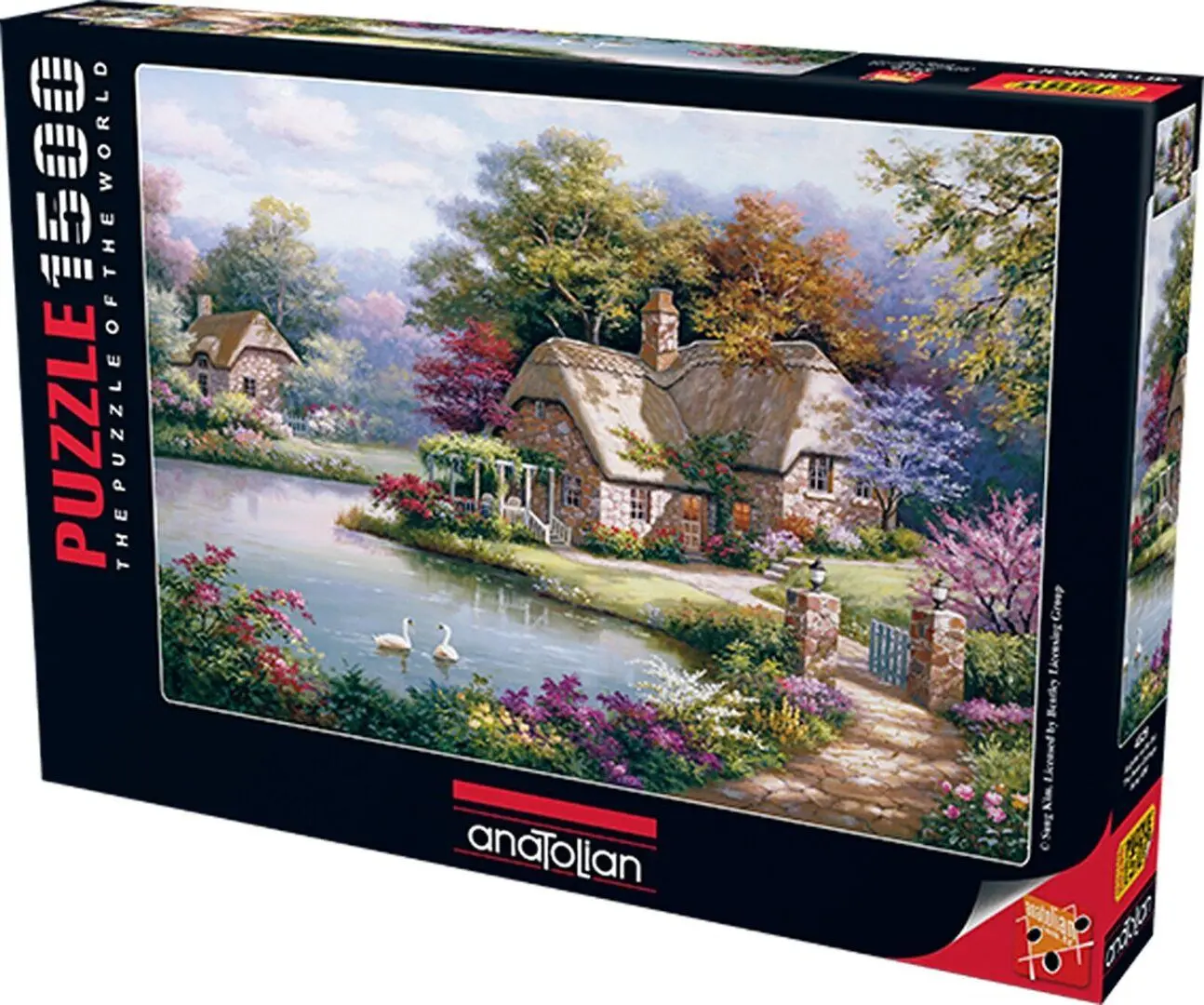 Puzzle Anatolian Spring Cottage In Full Bloom A4529