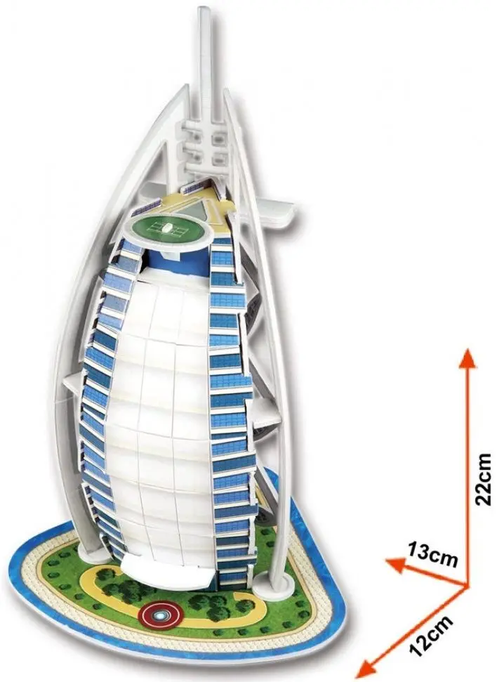 Puzzle 3D CubicFun Burj Al Arab MC101h - 2