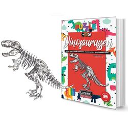 Книга с пазлами и раскраской Eureka Dinosaurs 470007 Thumb