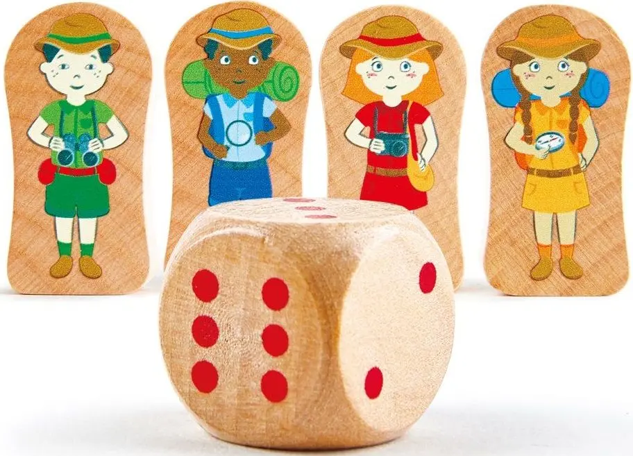 Puzzle-joc de masa 2in1 Hape World Tour E1626