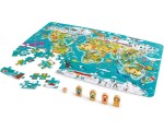 Puzzle-joc de masa 2in1 Hape World Tour E1626