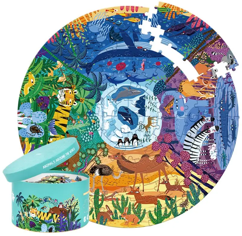 Пазлы Mideer Animals Around The World