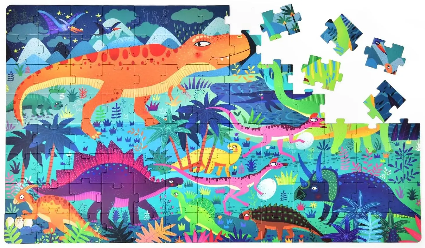 Пазлы Mideer Dinosaur Age - 4