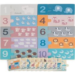 Puzzle Viga Toys PolarB Number Puzzles (Multicolor) Thumb