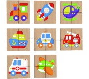 Puzzle Viga Magnetic Puzzle Block Transport 50723