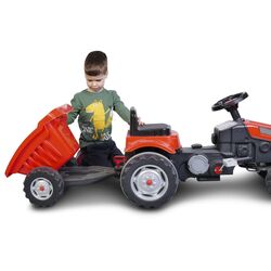Tractor cu pedale si remorca Artyk 073168 (Red/Black) Thumb