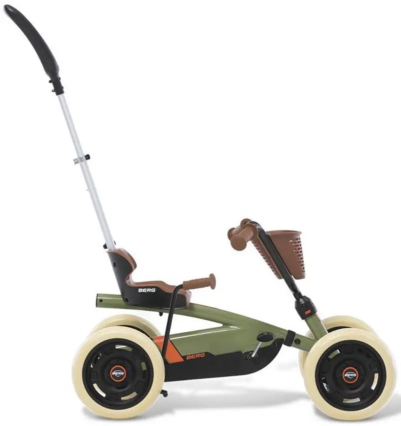 Carting cu pedale 2in1 Berg Buzzy Retro (Green/Beige)