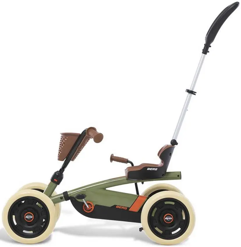Carting cu pedale 2in1 Berg Buzzy Retro (Green/Beige)