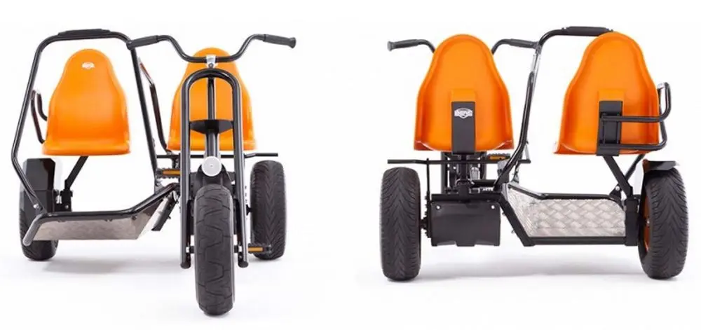 Carting cu pedale Berg 07.12.00.00 (Black/Orange)