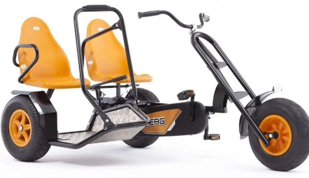 Carting cu pedale Berg 07.12.00.00 (Black/Orange)