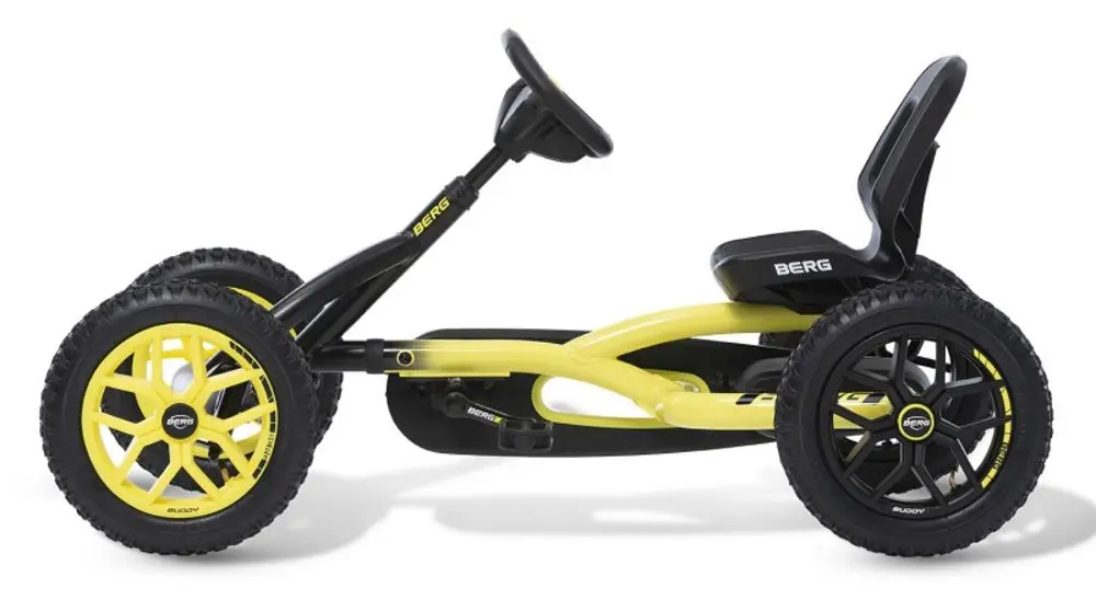 Carting cu pedale Berg 24.20.65.01 (Black/Yellow)