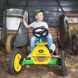 Carting cu pedale Berg Buddy John Deere (Yellow/Green) Thumb