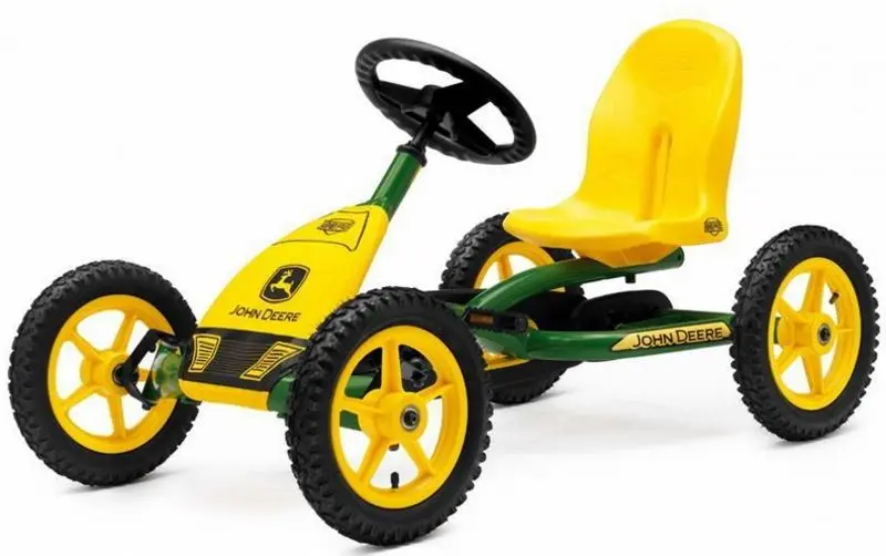 Carting cu pedale Berg Buddy John Deere (Yellow/Green)