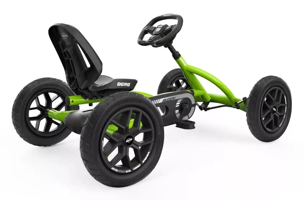 Carting cu pedale Berg Buddy (Lime/Black)