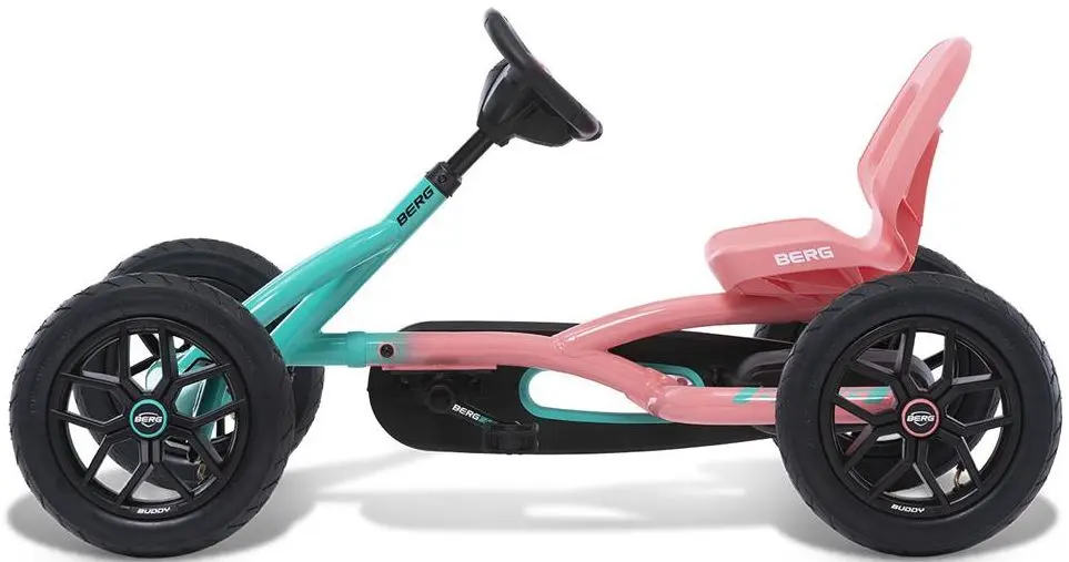 Carting cu pedale Berg Buddy Lua (Pink/Turquoise)