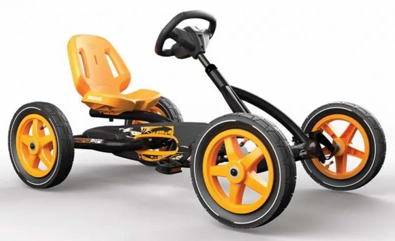 Carting cu pedale Berg Buddy Pro (Black/Orange)