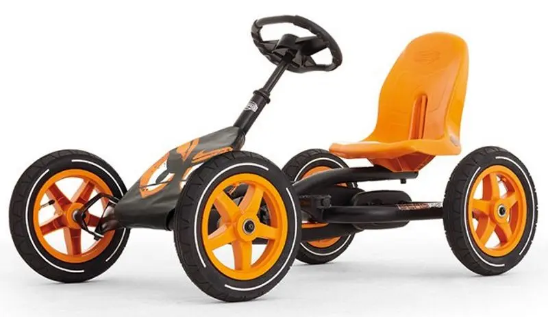Carting cu pedale Berg Buddy Pro (Black/Orange)