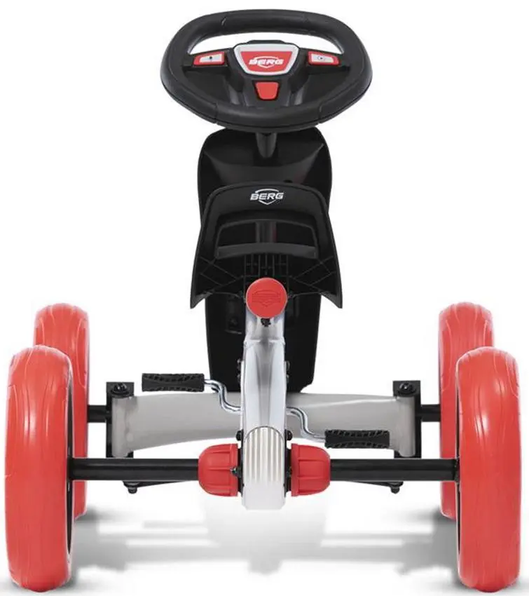 Carting cu pedale Berg Buzzy Beatz (Red/Gray)