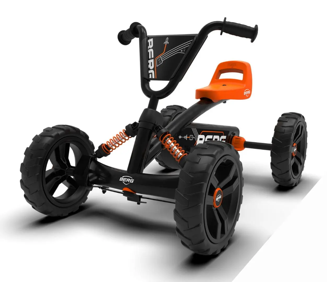 Carting cu pedale Berg Buzzy Galaxy 24.30.07.00 (Black/Orange)