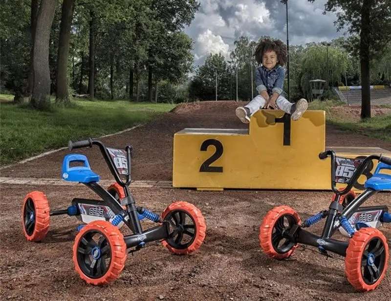 Carting cu pedale Berg Buzzy Nitro (Black/Blue)