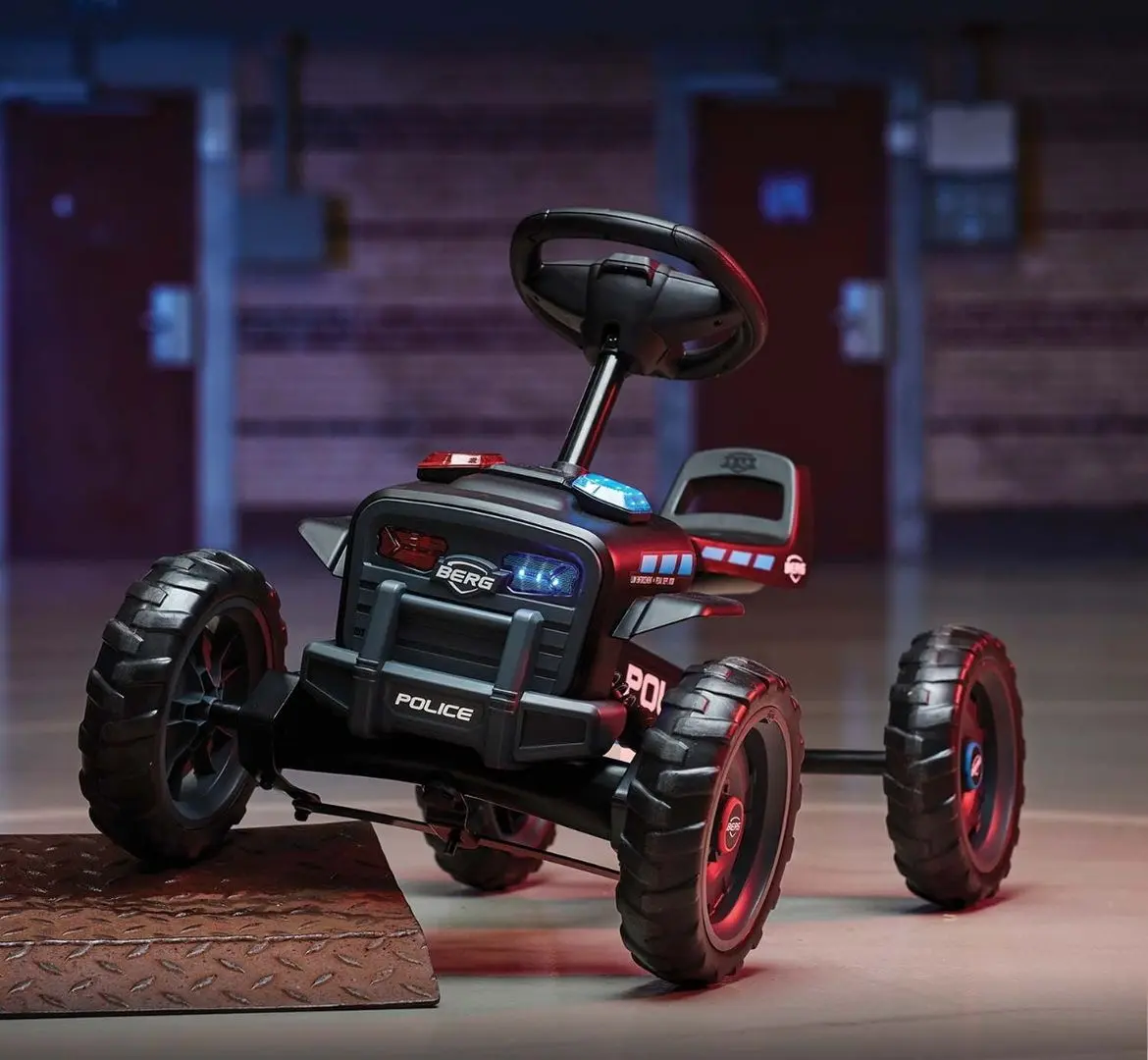 Carting cu pedale Berg Buzzy Police (Black)