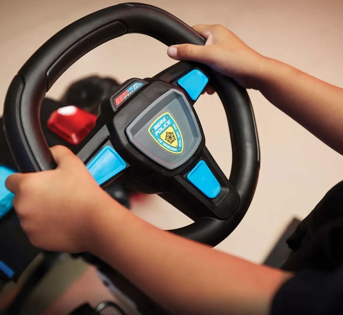 Carting cu pedale Berg Buzzy Police (Black)