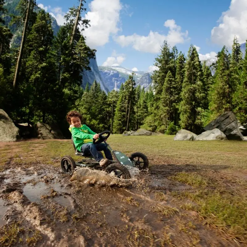 Carting cu pedale Berg Jeep Junior (Khaki)