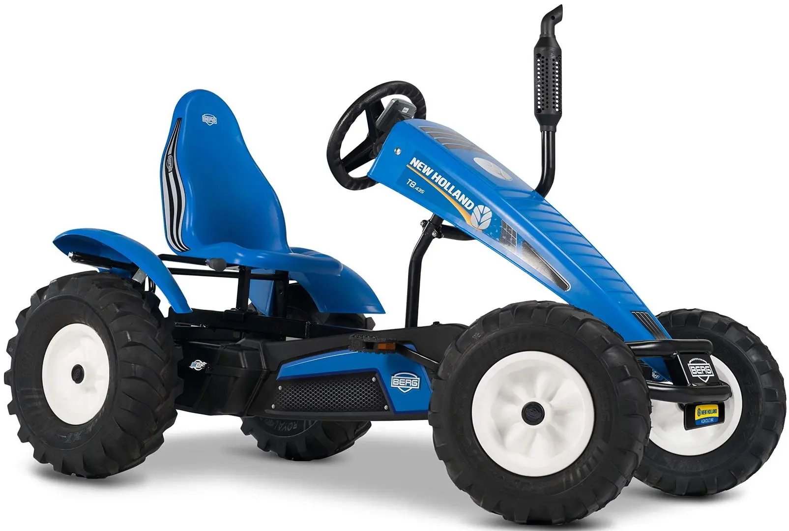 Carting cu pedale Berg New Holland BFR-3 (Blue/White)