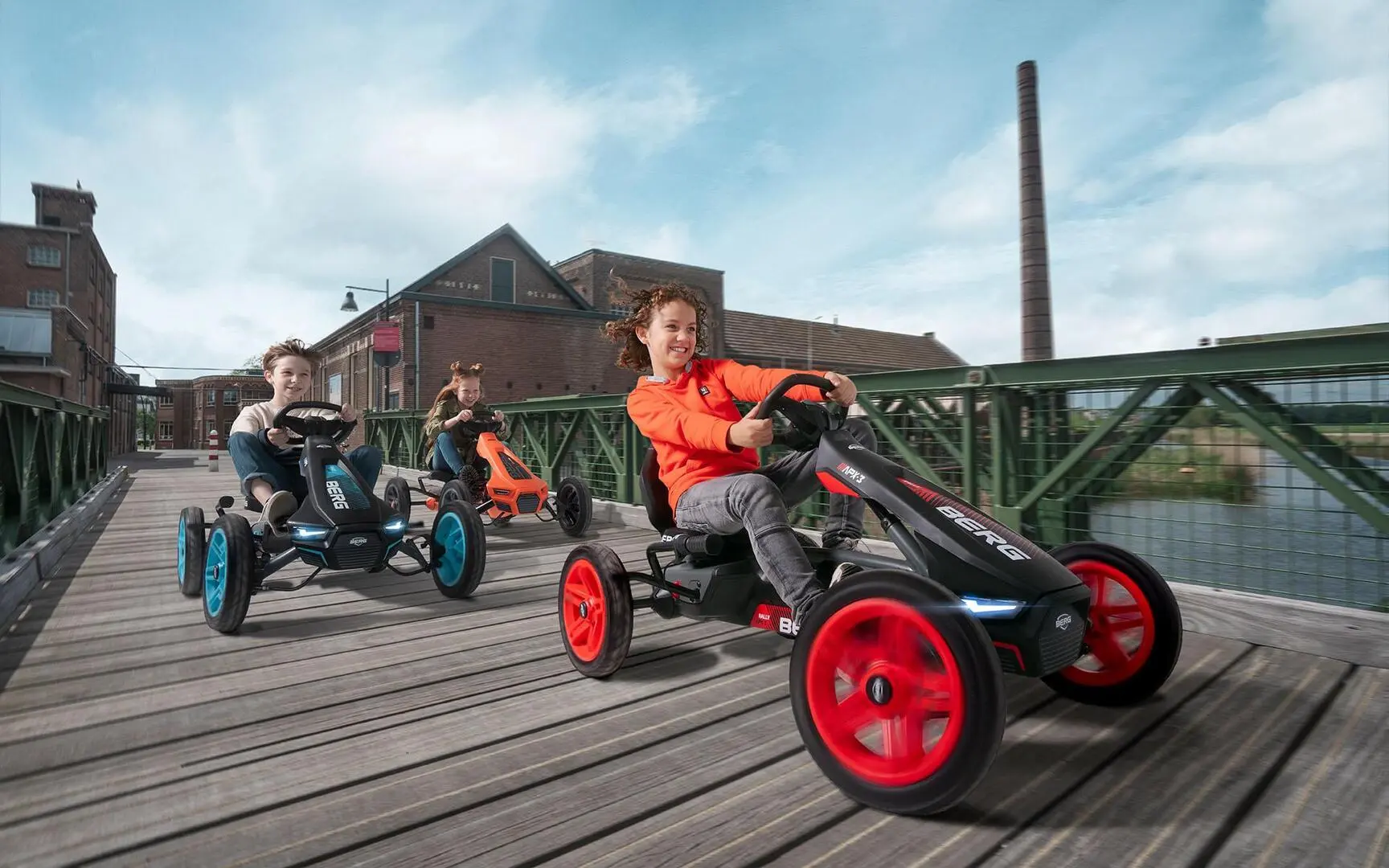 Картинг с педалями Berg Rally APX (Black/Red)