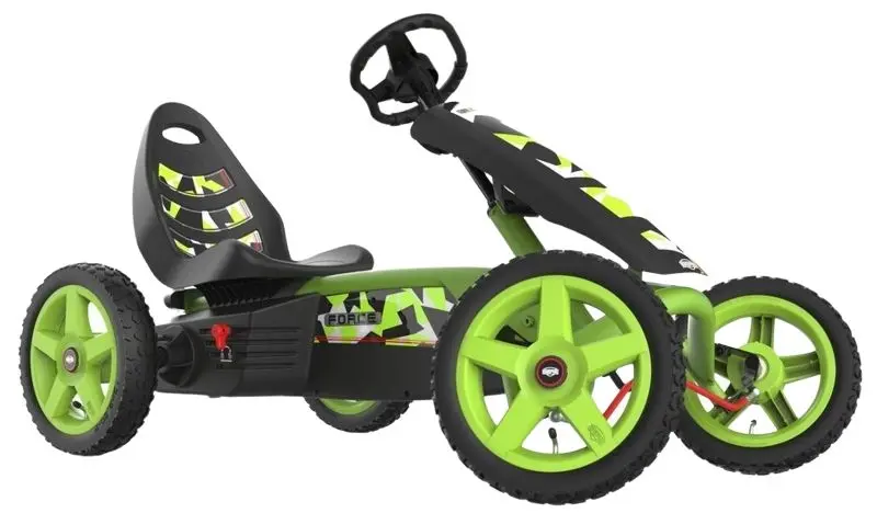 Carting cu pedale Berg Rally Force (Black/Green)