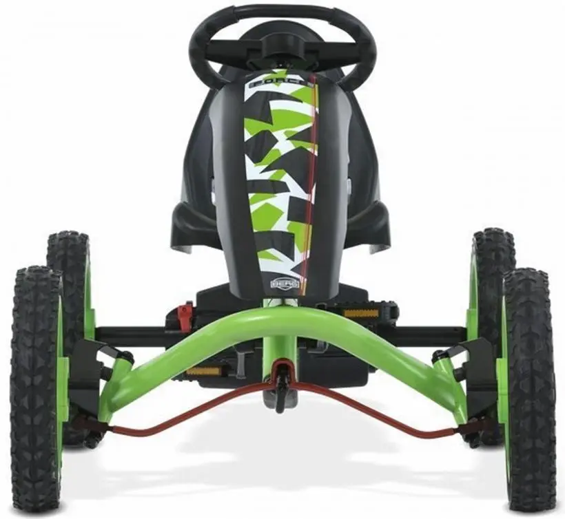 Carting cu pedale Berg Rally Force (Black/Green)