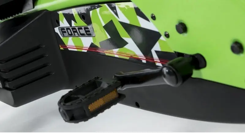 Carting cu pedale Berg Rally Force (Black/Green)