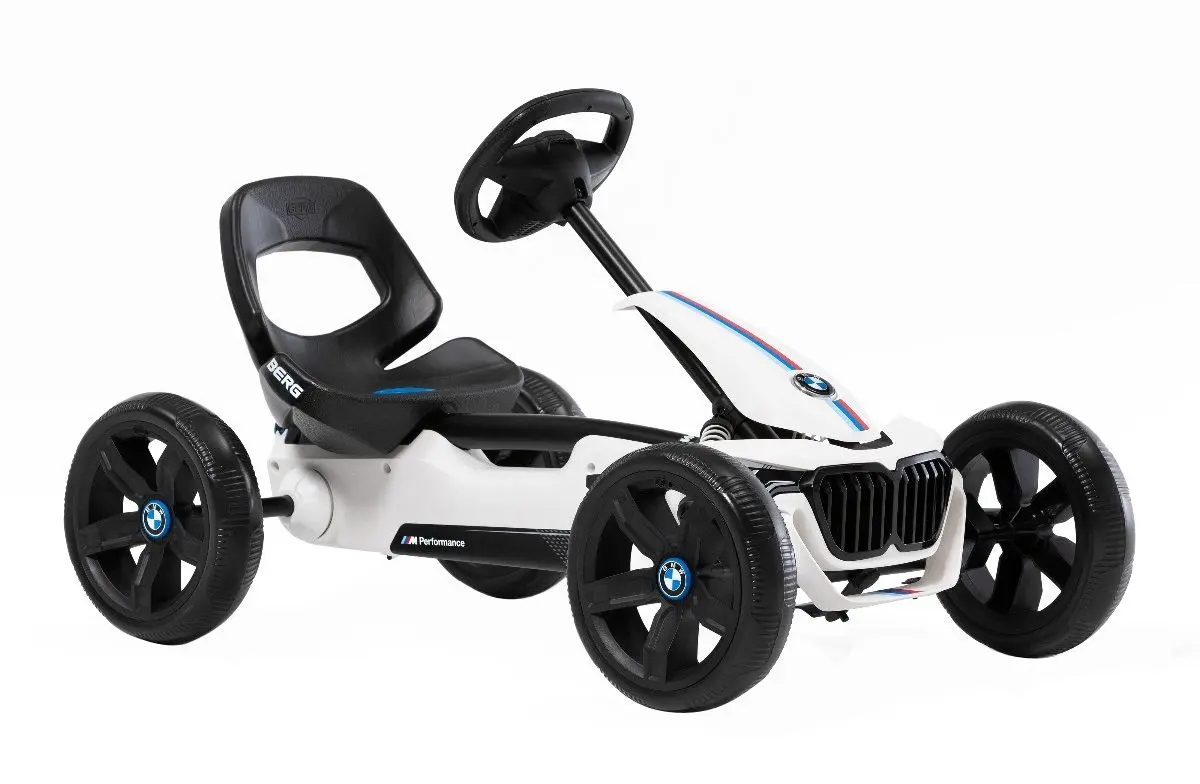 Carting cu pedale Berg Reppy BMW (White/Black)