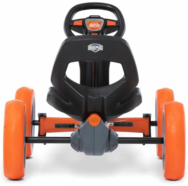 Carting cu pedale Berg Reppy Racer (Grey/Orange)