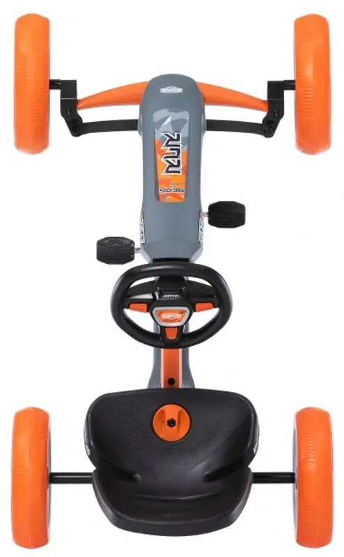 Carting cu pedale Berg Reppy Racer (Grey/Orange)