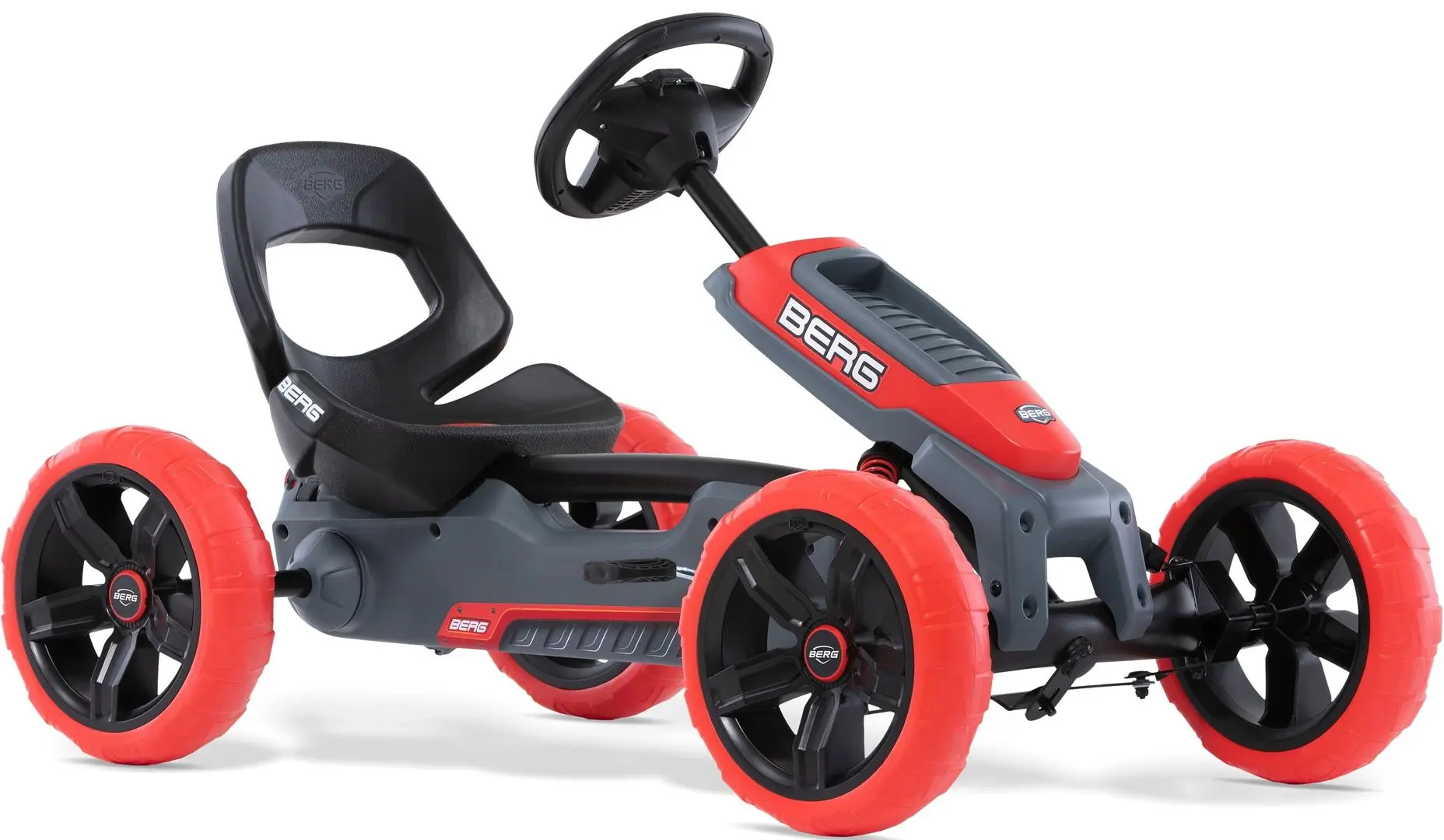 Carting cu pedale Berg Reppy Rebel (Black/Red)