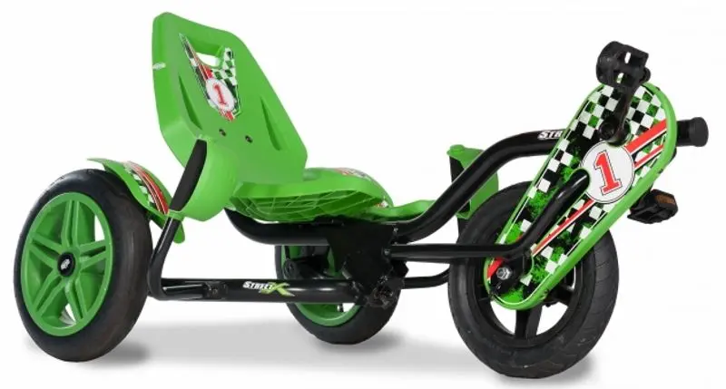 Carting cu pedale Berg Street-X BFR (Green)