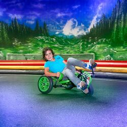 Carting cu pedale Berg Street-X BFR (Green) Thumb