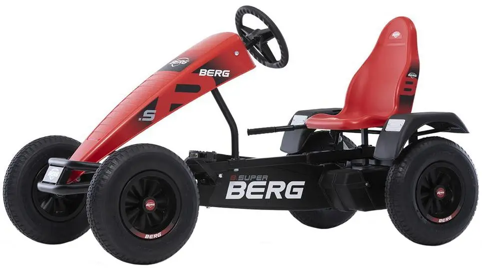 Carting cu pedale Berg XL B.Super Blue BFR (Red/Black)