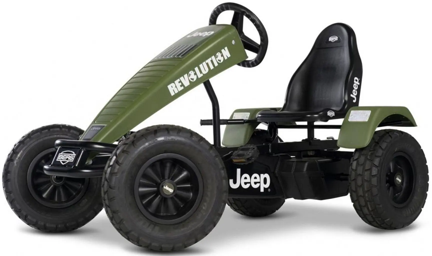 Carting cu pedale Berg XL Jeep Revolution BFR-3 (Green/Black)