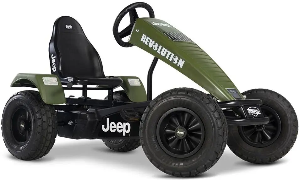 Carting cu pedale Berg XXL Jeep Revolution BFR (Green/Black)