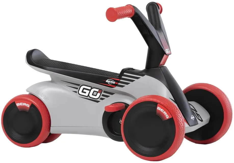 Masina cu pedale 2in1 Berg GO 2 SparX (Red/Gray)