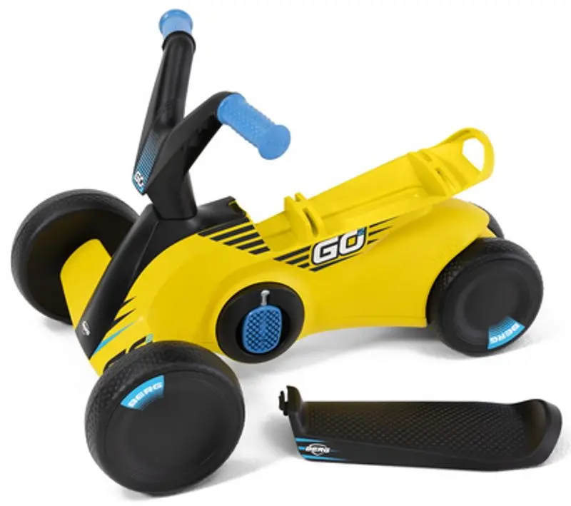 Masina cu pedale 2in1 Berg GO 2 SparX (Yellow/Black)